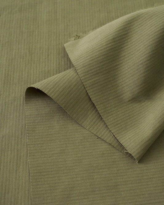 Cargo Hickory Tonal Stripe Cotton Twill