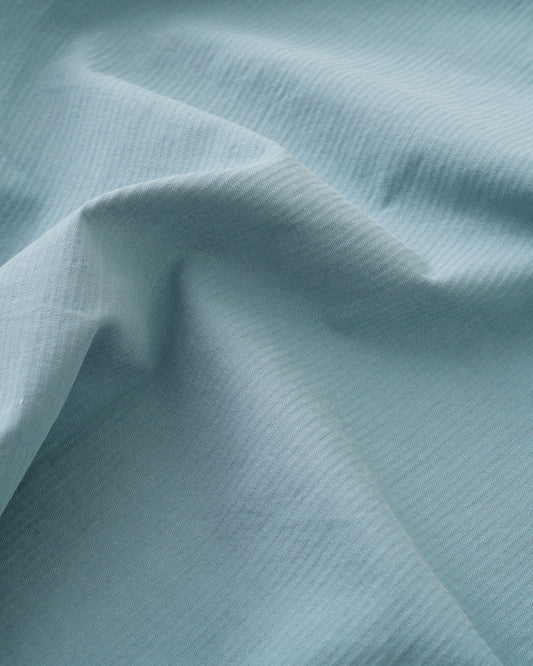 Chambray Hickory Tonal Stripe Cotton Twill