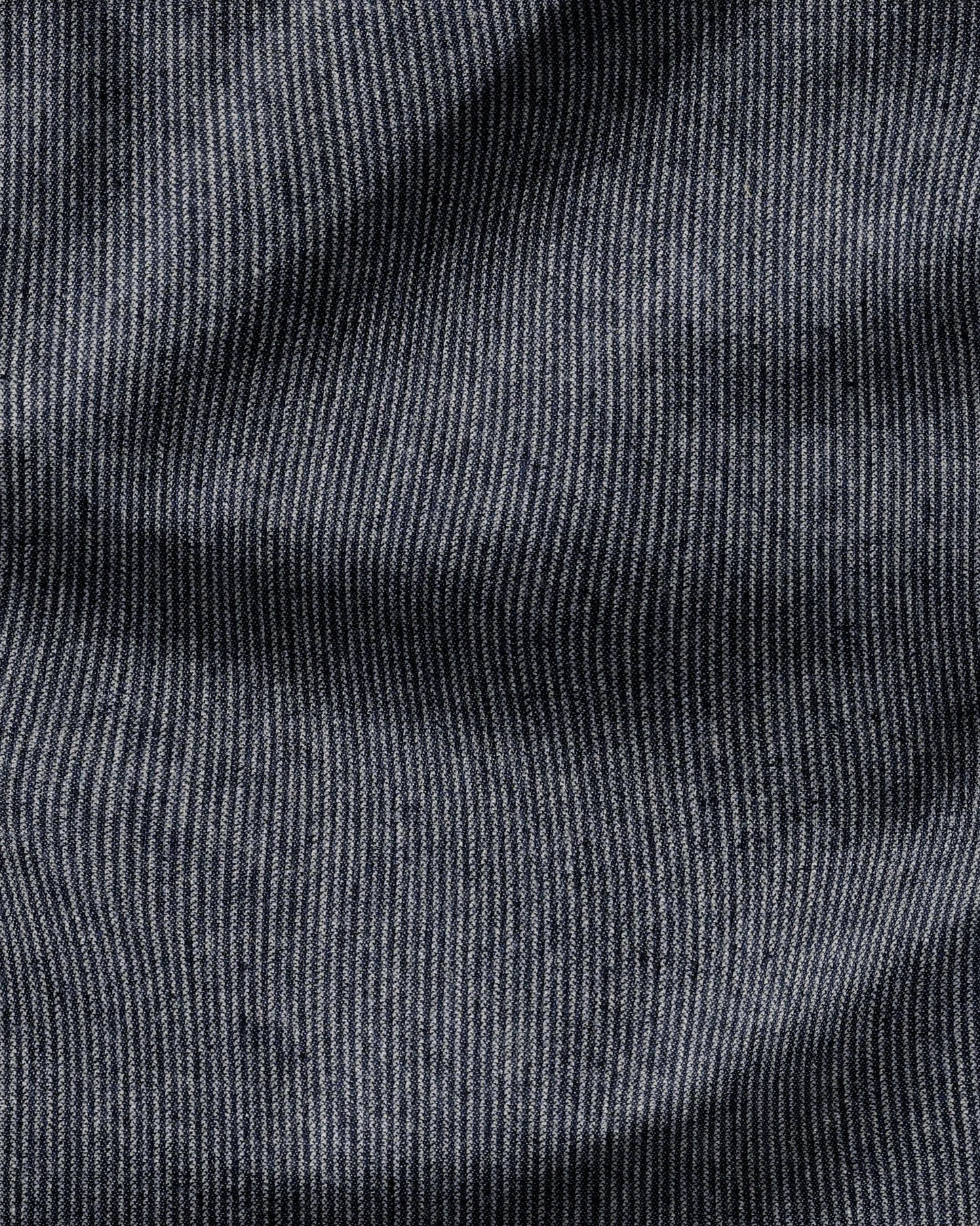 Classic Wash Railroad Stripe Denim