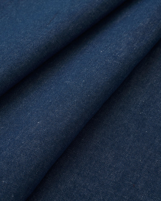 Mid Blue Lightweight Hemp Cotton Denim