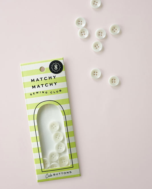 Milk 1/2" Corozo Nut Buttons