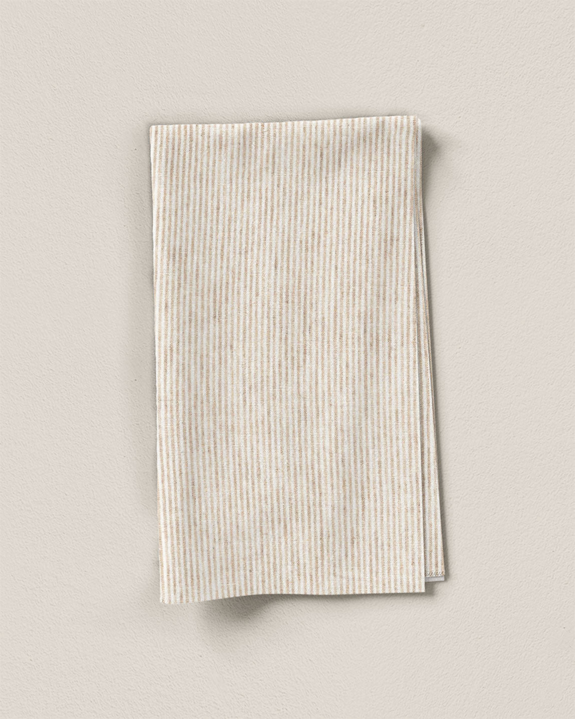 Natural Railroad Stripe Linen