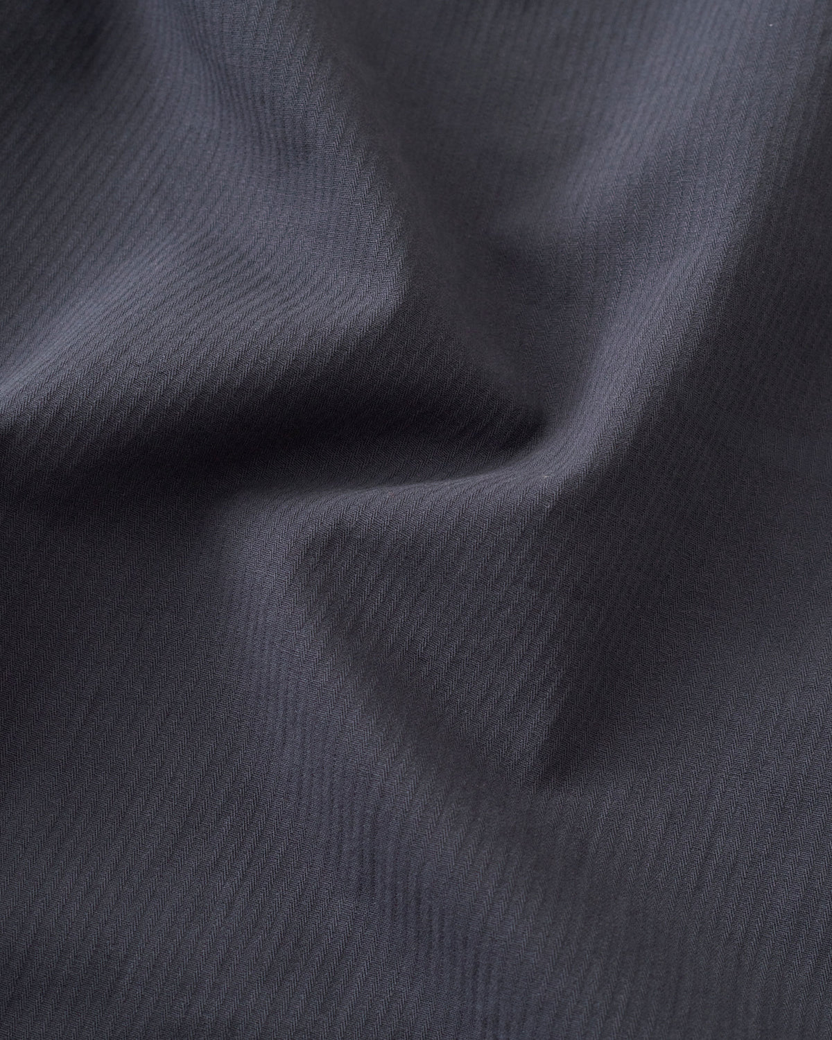 Navy Hickory Tonal Stripe Cotton Twill