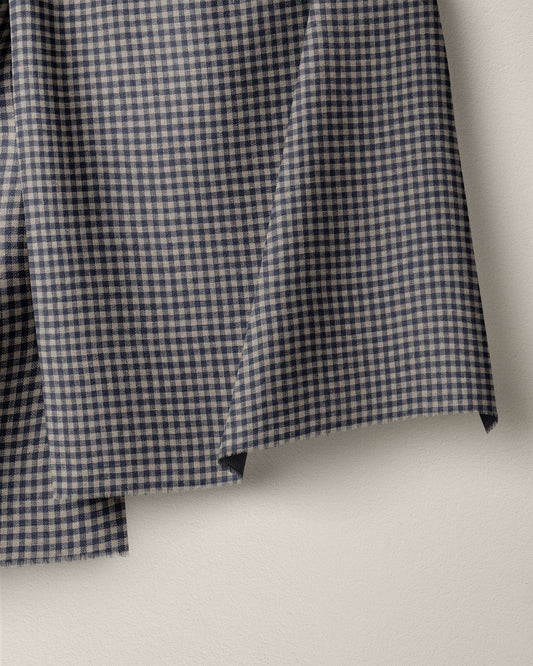 Night Sky Micro Gingham Linen
