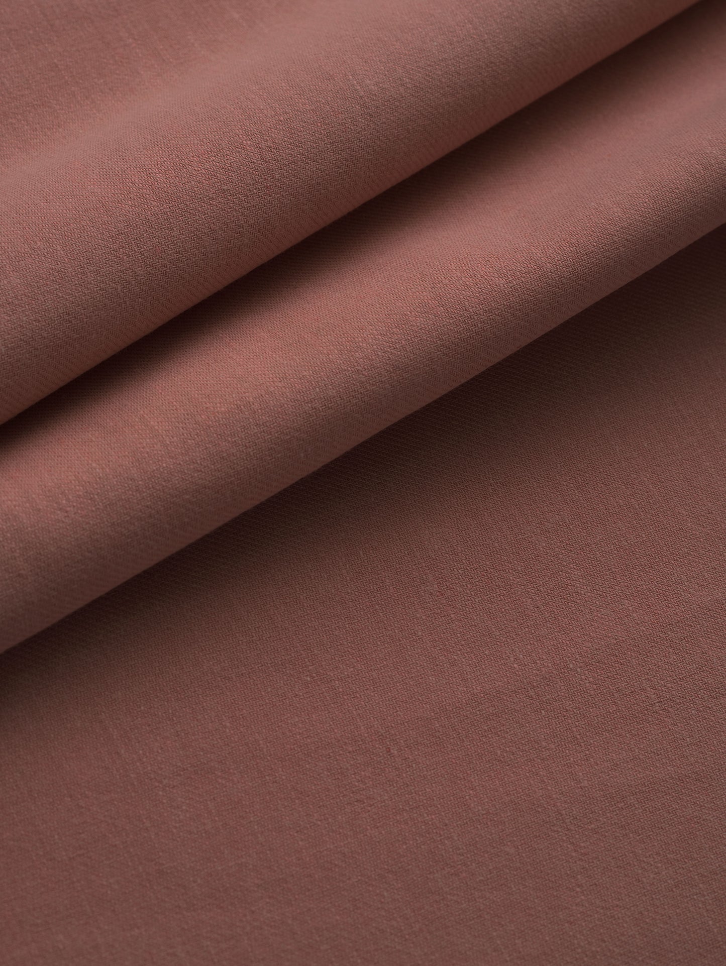 Rosewood Cotton Linen Twill