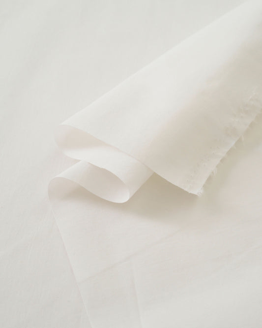 Soft White Midweight Poplin