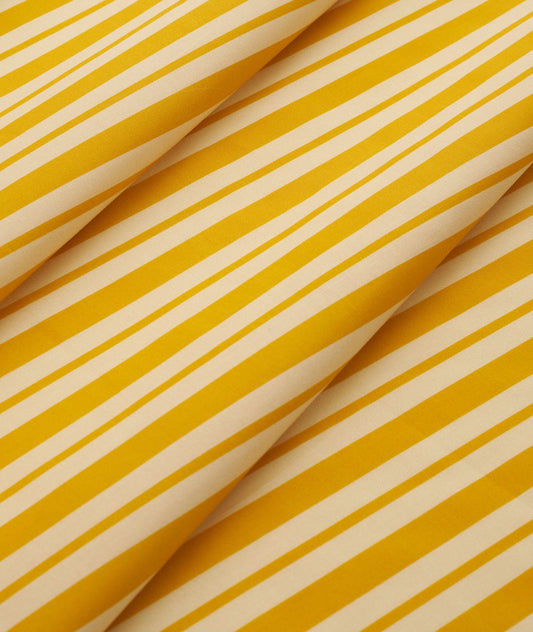 Sunshine Double Stripe Smooth Cotton Poplin