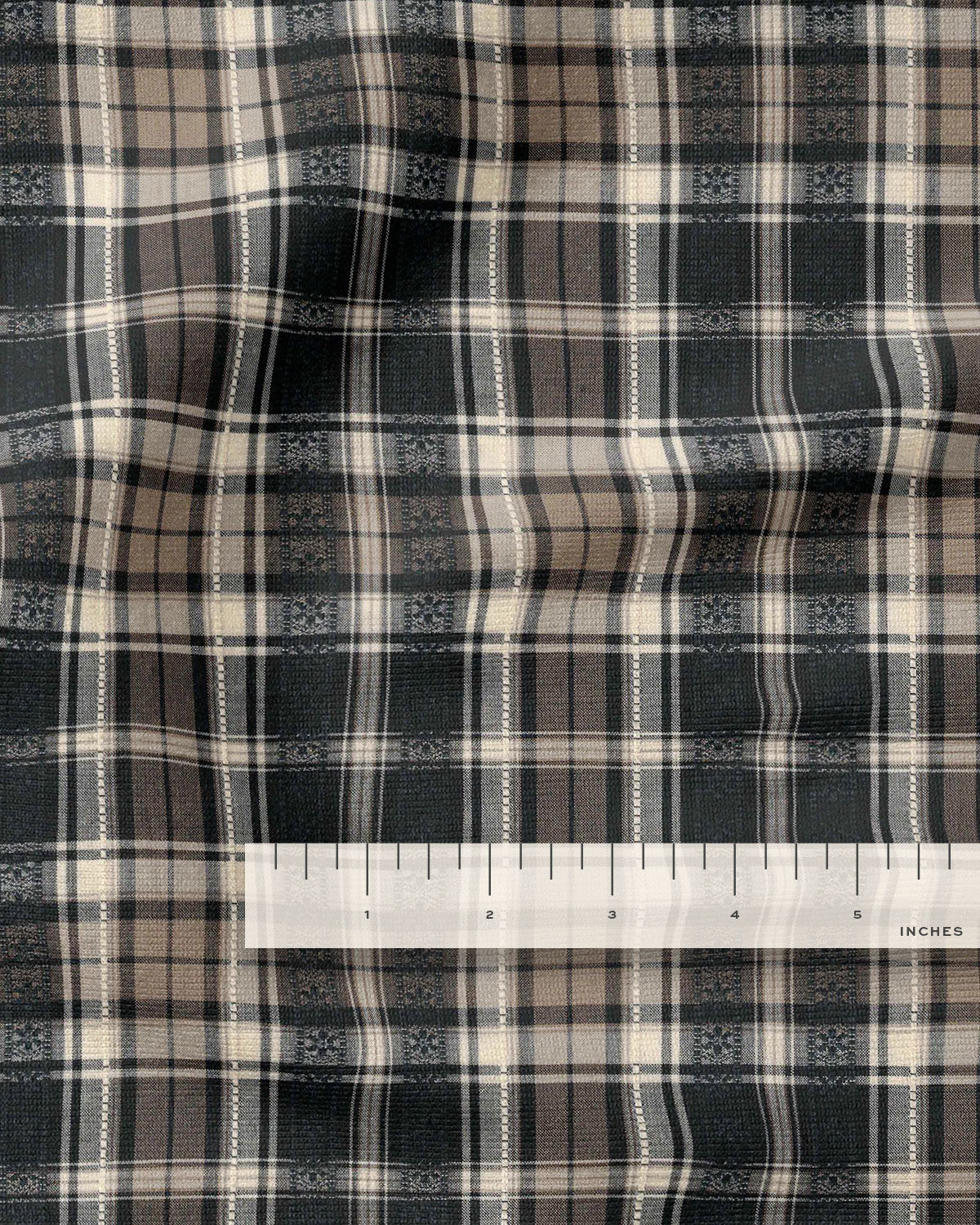 Winter Chalet Plaid Cotton Jacquard