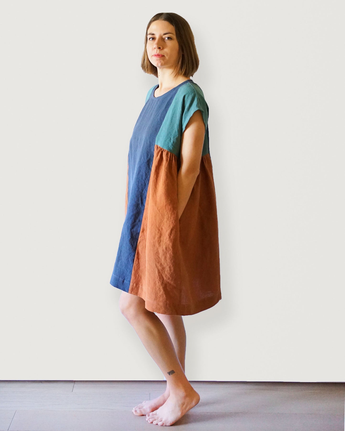 Collage Gather Dress M