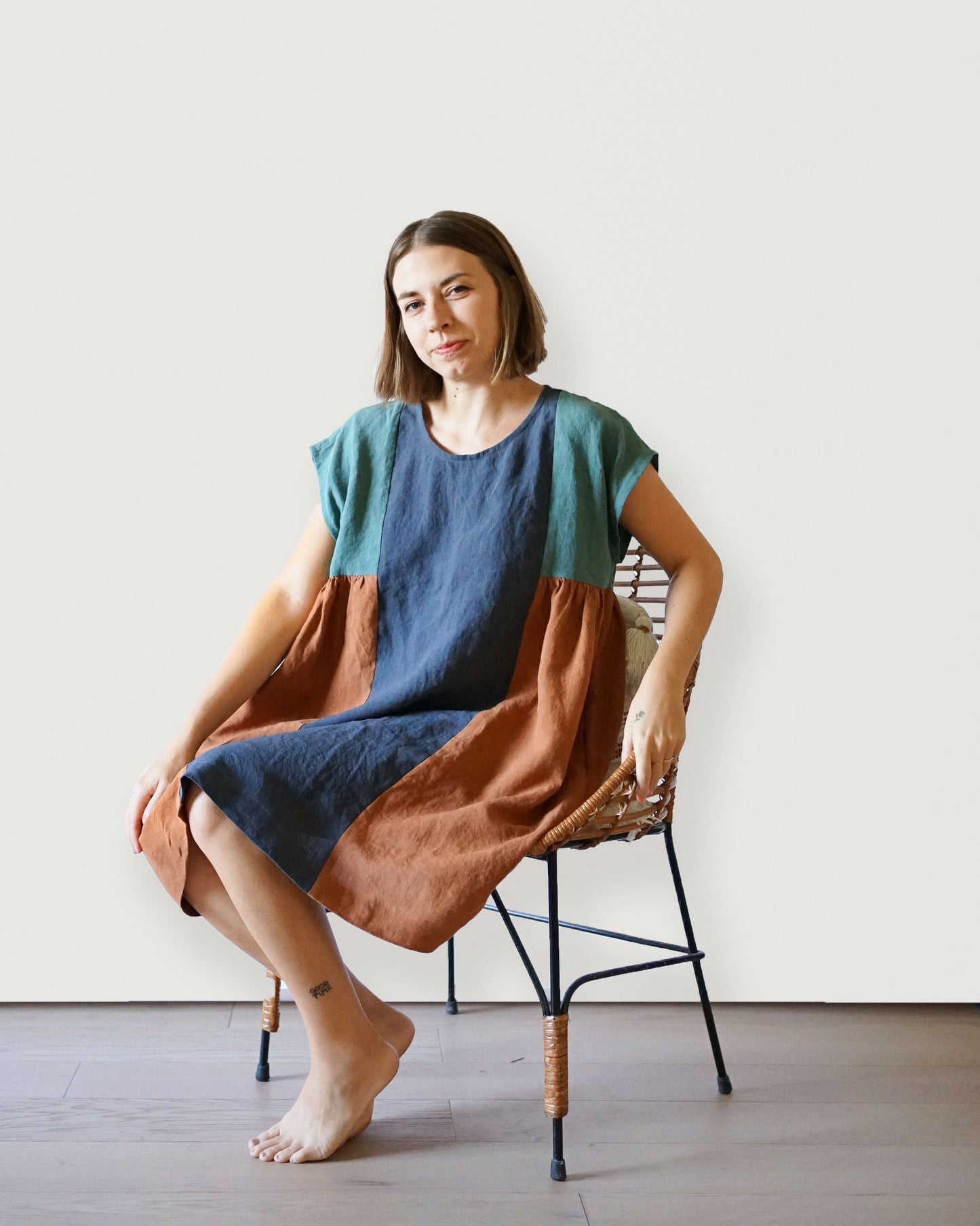 Collage Gather Dress M