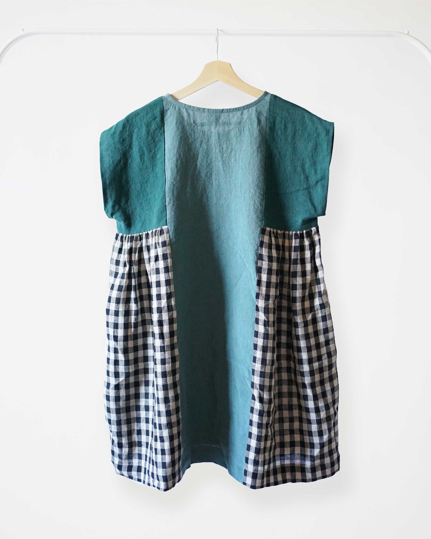 Collage Gather Dress XS