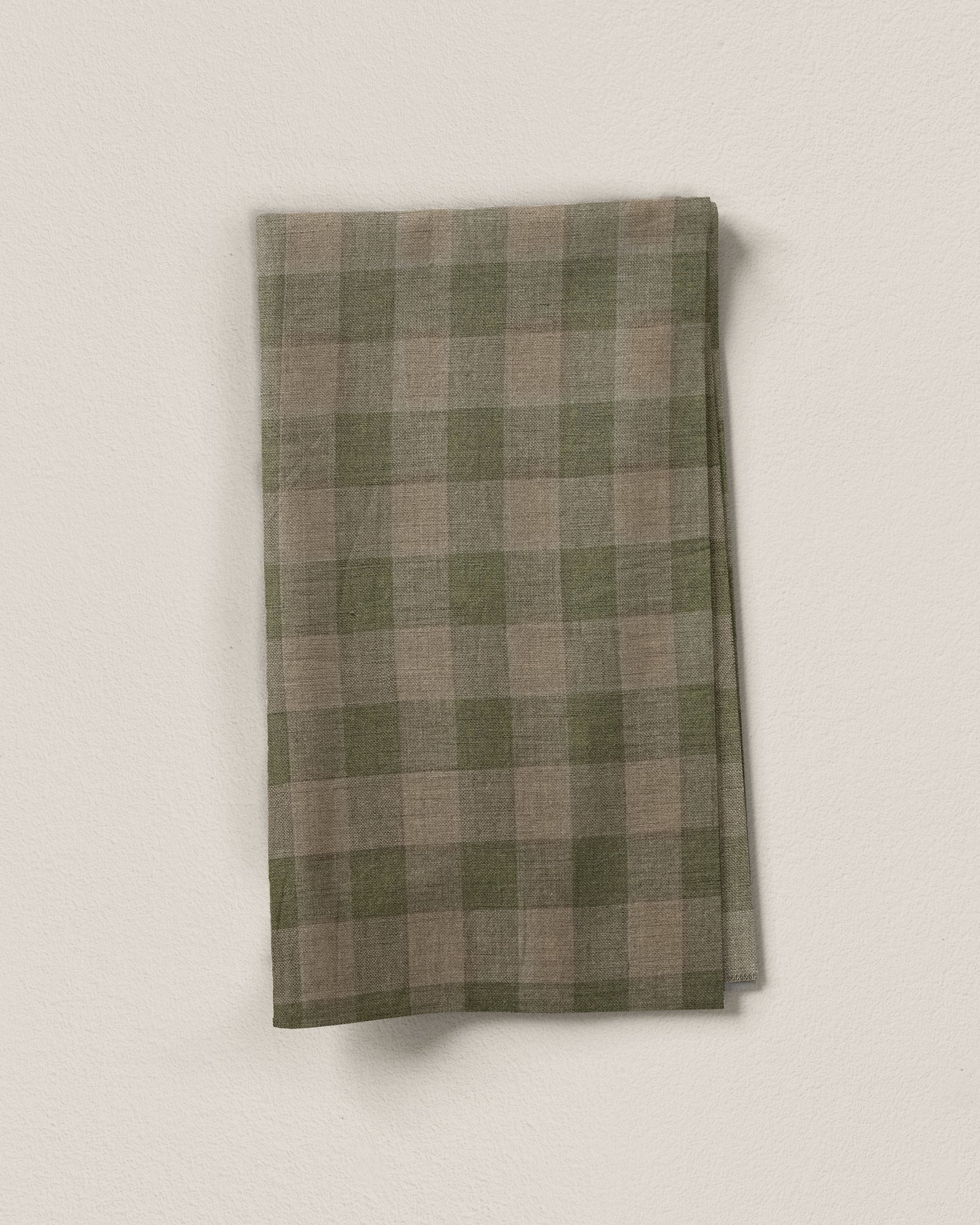 Large Artichoke Gingham Linen