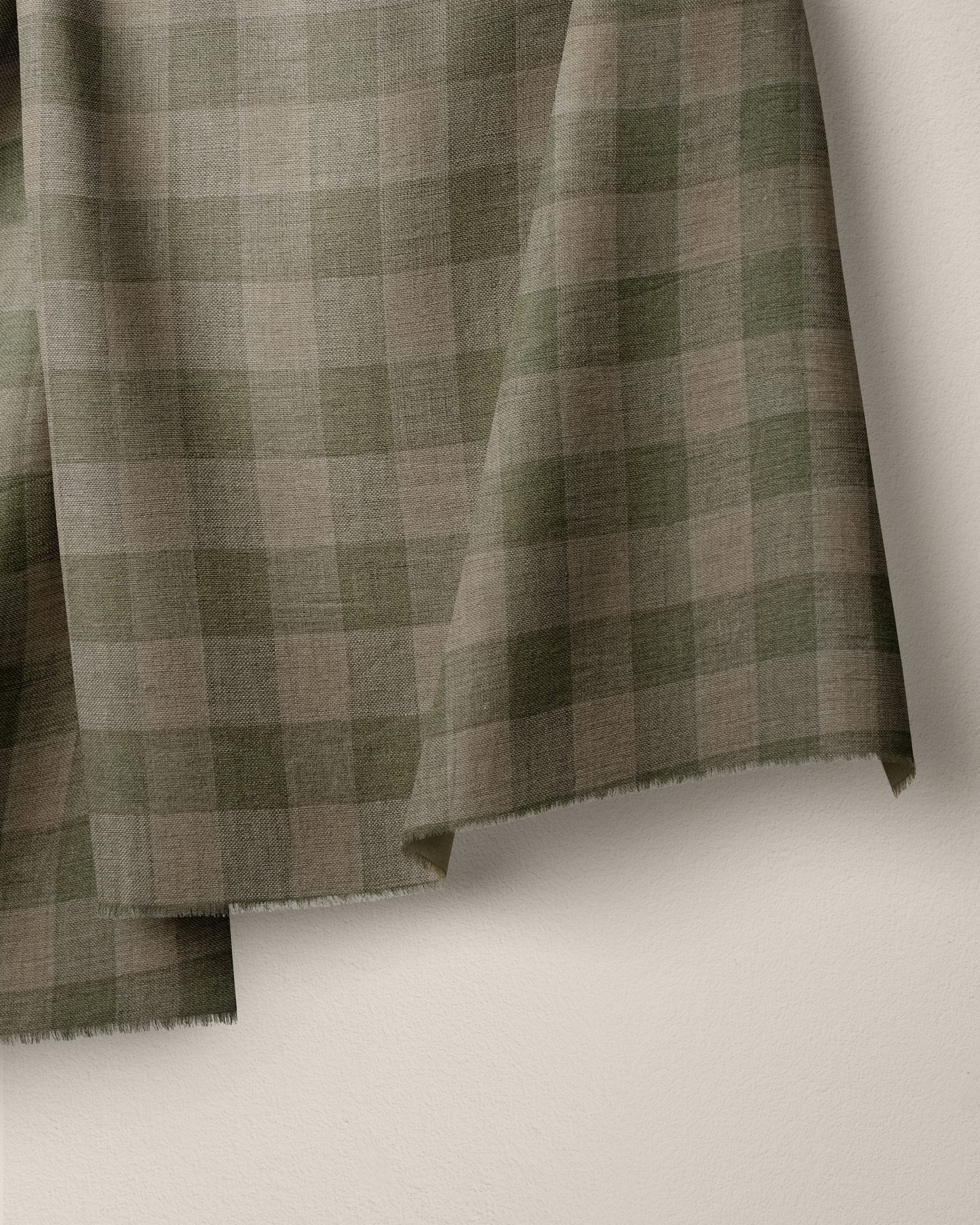 Large Artichoke Gingham Linen