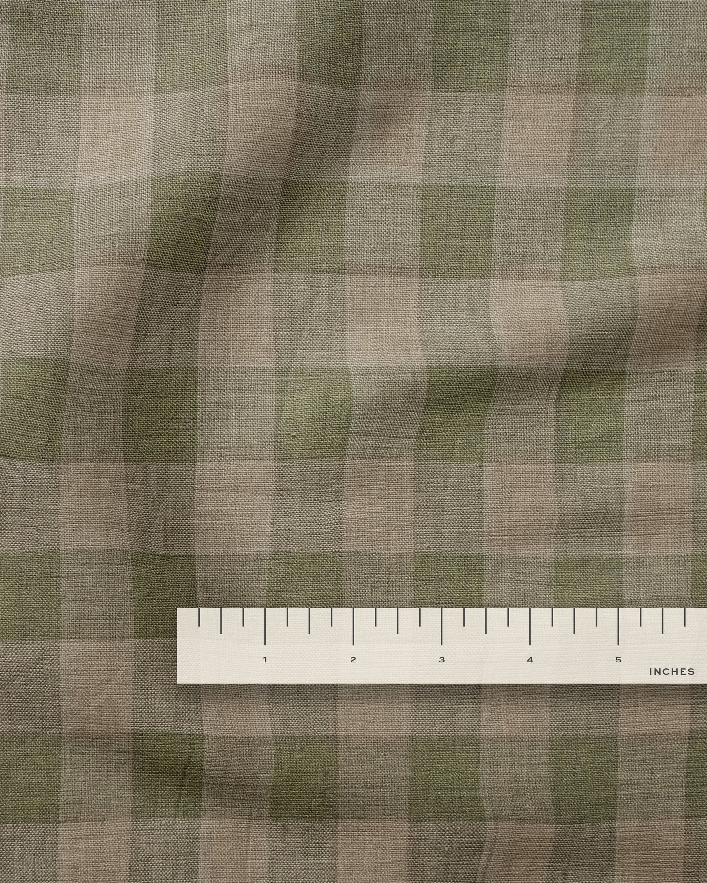 Large Artichoke Gingham Linen