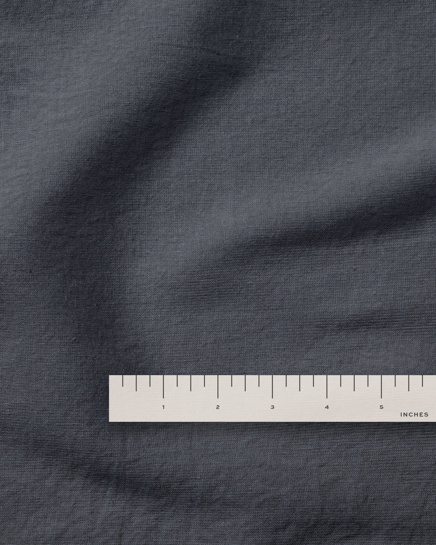 Slate Blue Solid Heavy Linen