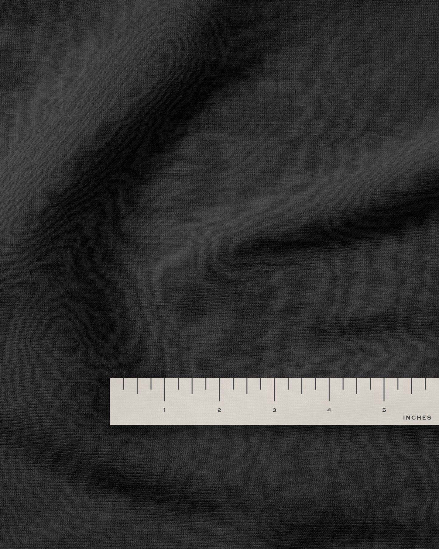 Black Solid Light Linen