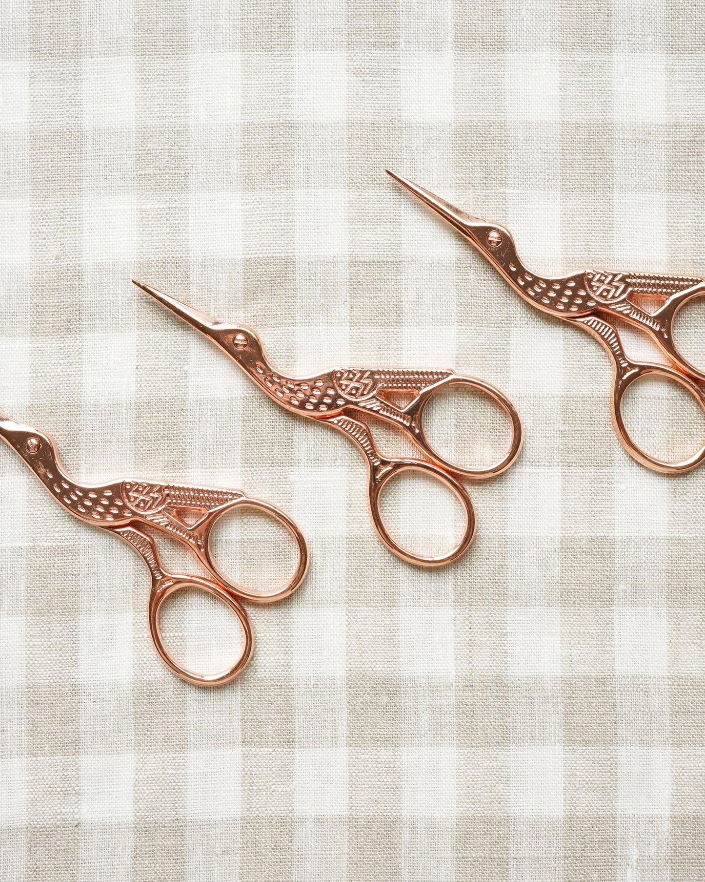 Rose Gold Swan Thread Scissors