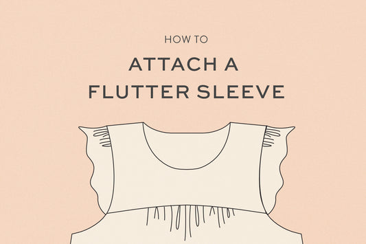 How to Attach a Flutter Sleeve with Bias Tape
