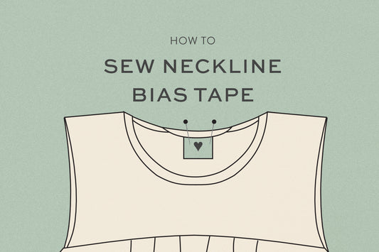 How to Sew Neckline Bias Tape