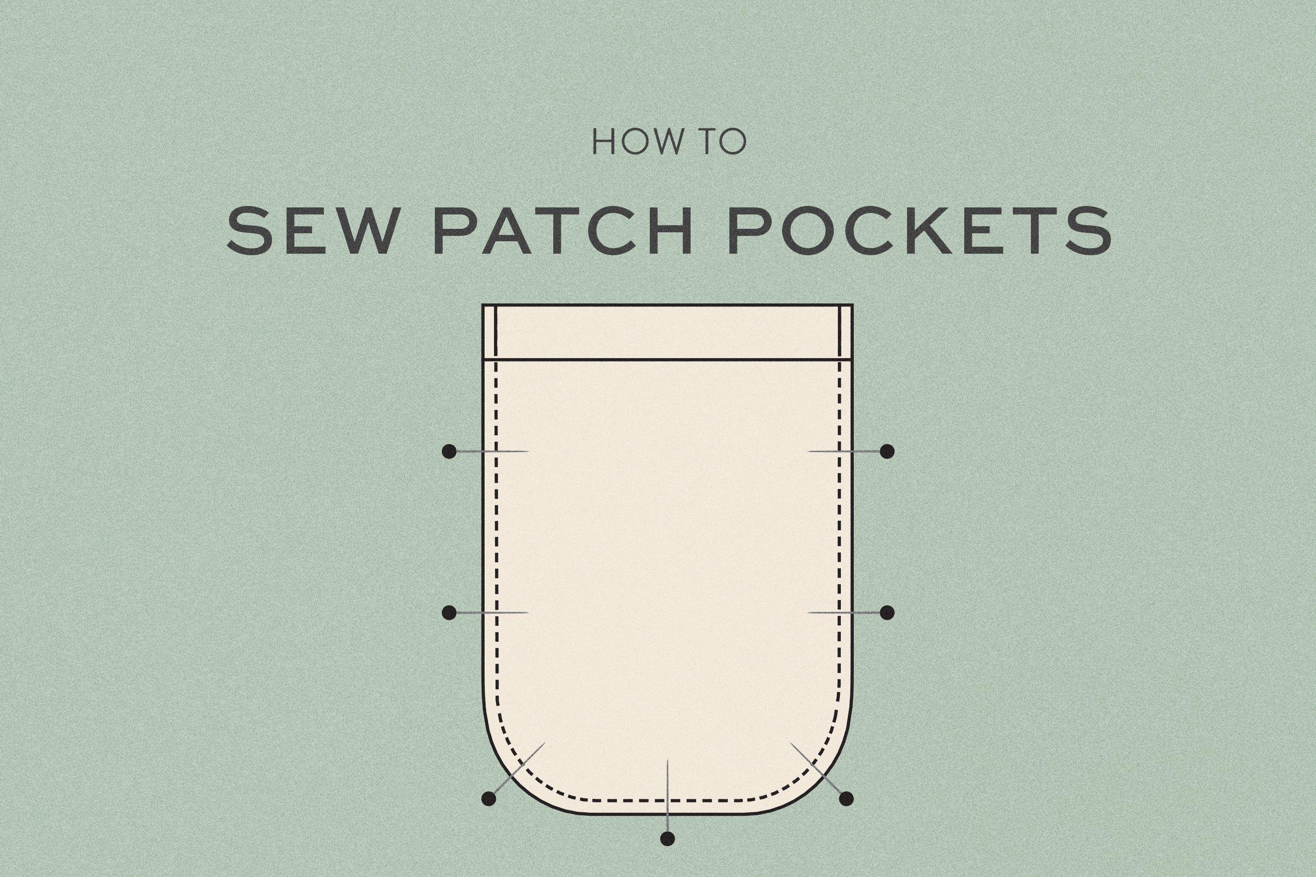 How to Sew Patch Pockets – Matchy Matchy Sewing Club