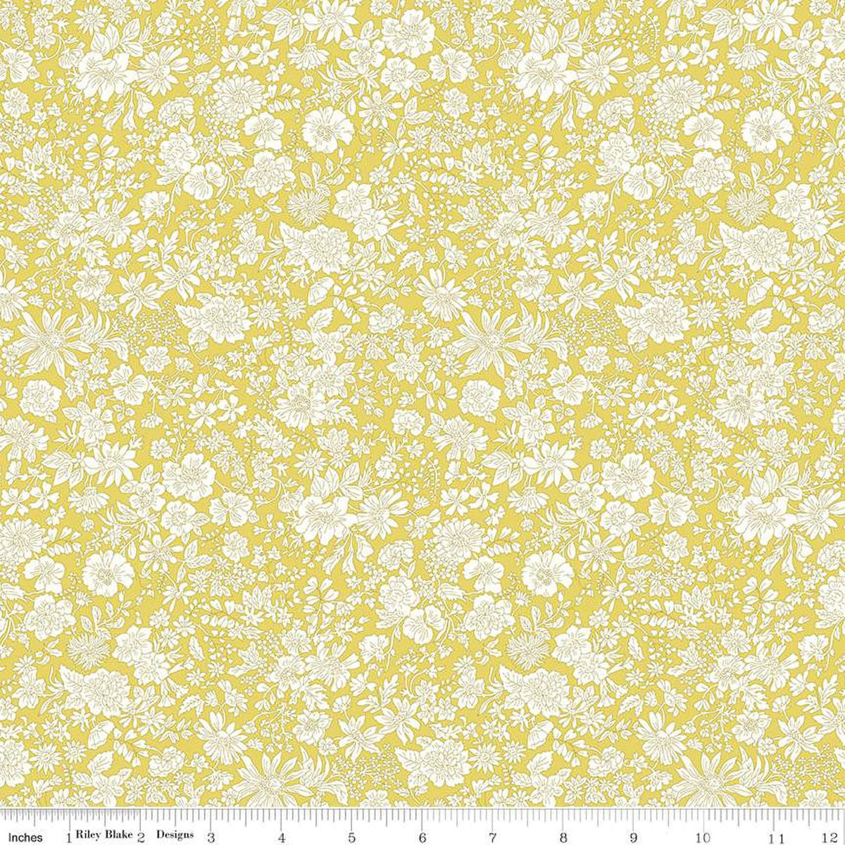 Liberty Emily Belle Lime Quilting Cotton