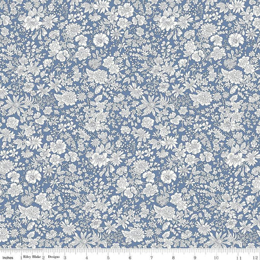 Liberty Emily Belle Evening Sky Quilting Cotton