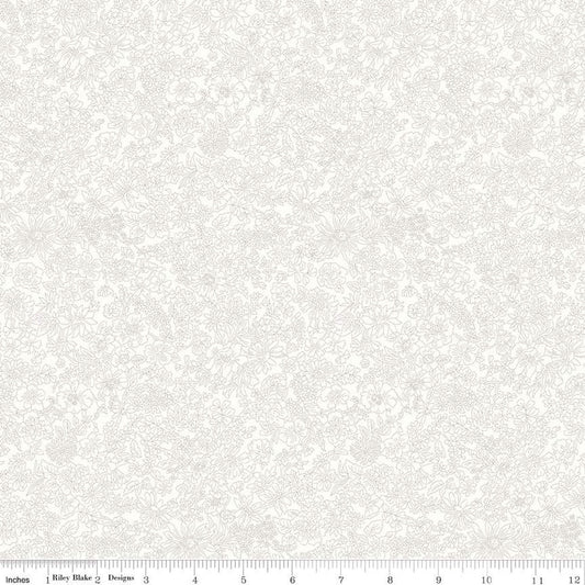 Liberty Emily Belle Ivory Quilting Cotton