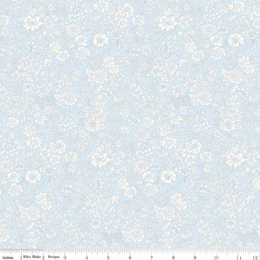 Liberty Emily Belle Pale Sky Quilting Cotton