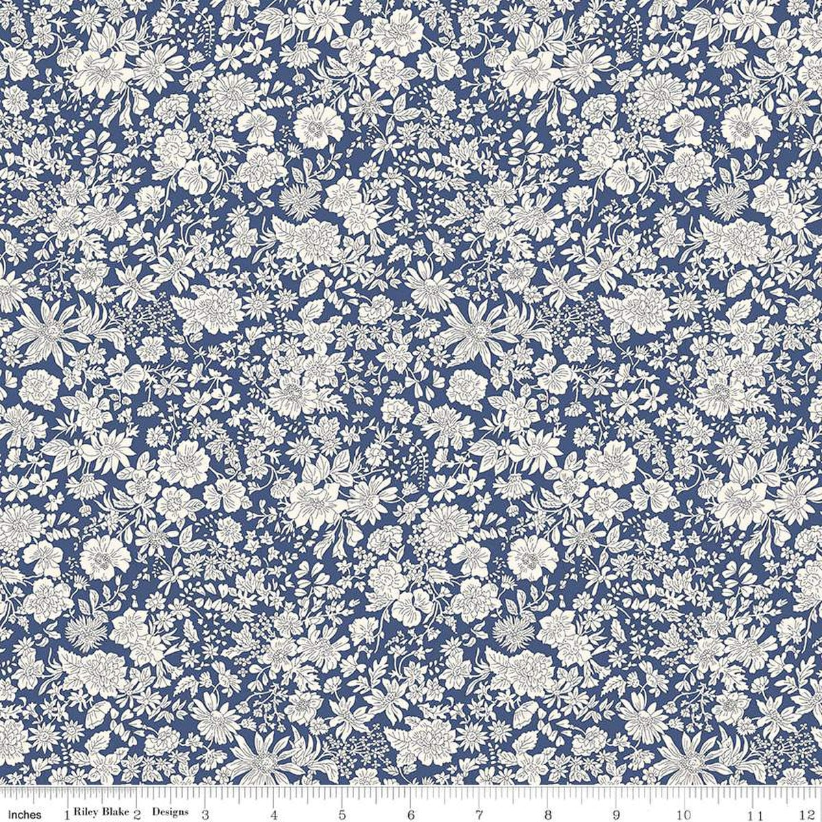 Liberty Emily Belle Sapphire Quilting Cotton