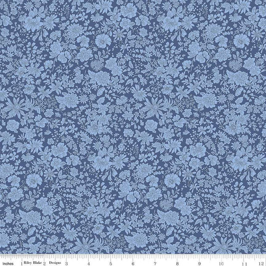 Liberty Emily Belle Ultramarine Quilting Cotton