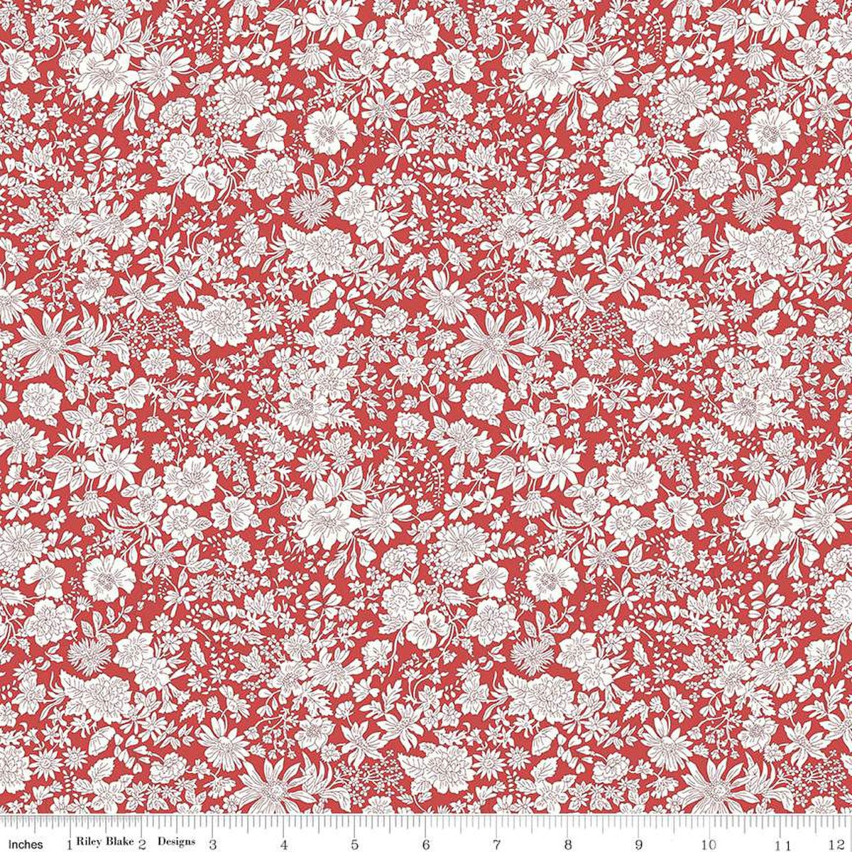Liberty Emily Belle Crimson Quilting Cotton
