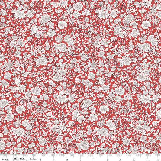 Liberty Emily Belle Crimson Quilting Cotton