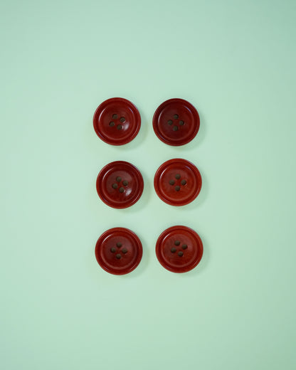 Amber 7/8" Corozo Nut Buttons