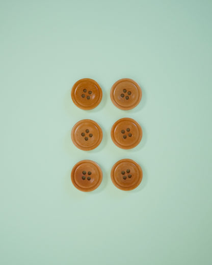Caramel 7/8" Corozo Nut Buttons