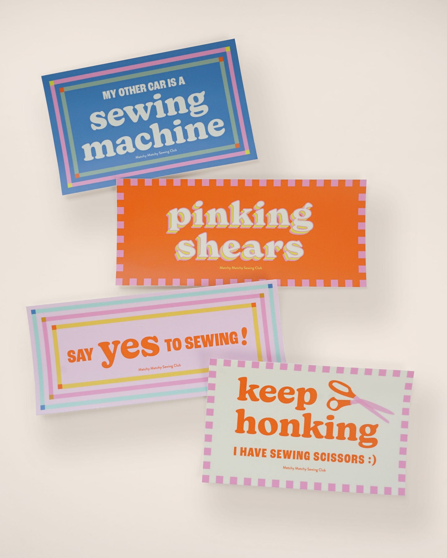 Say Yes to Sewing Bumper Sticker