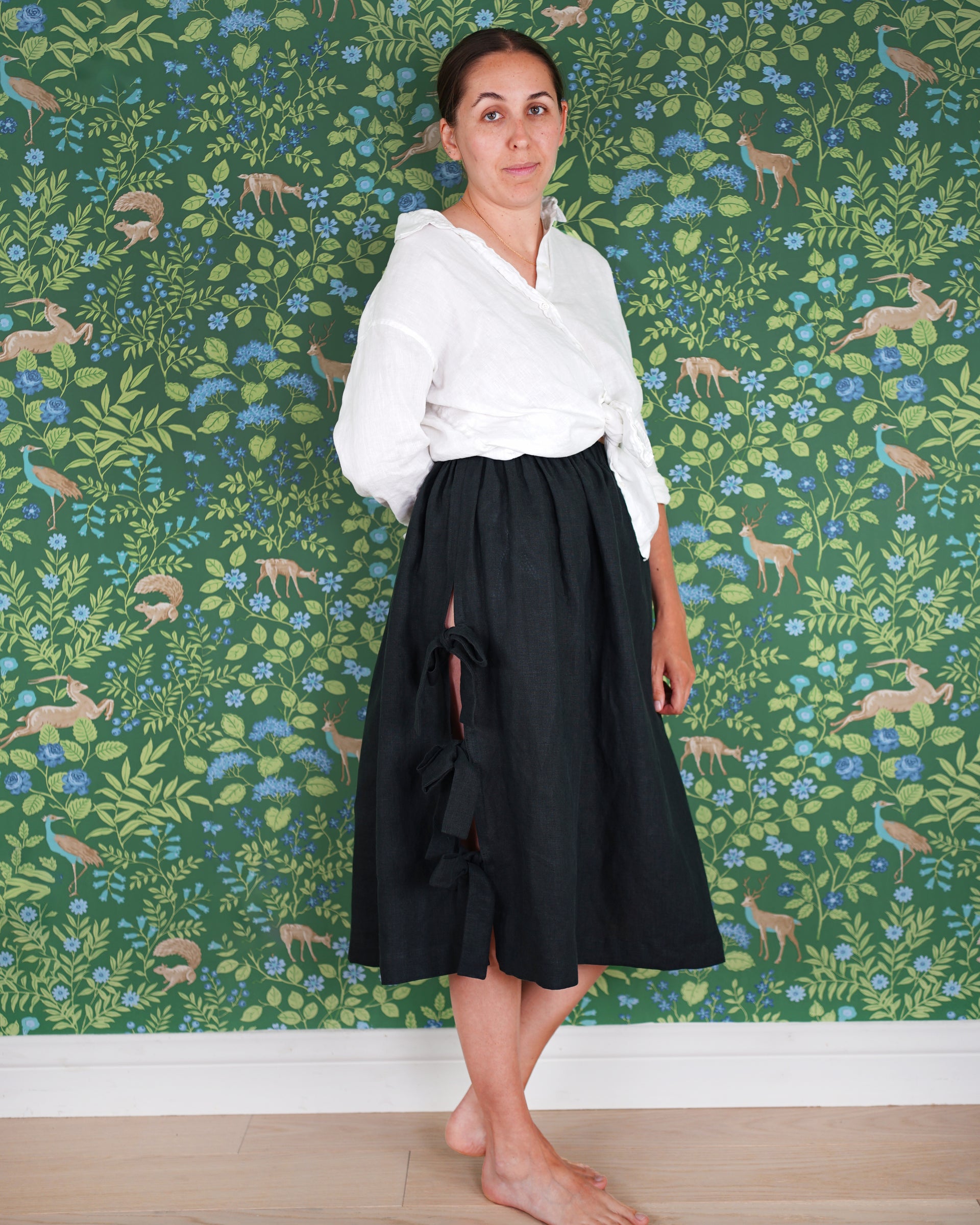 Matchy Matchy: Black Bow Large Garment Label
