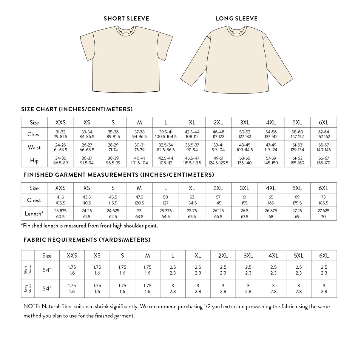 Benchwarmer Tee PDF Sewing Pattern | Oversized Knit Top