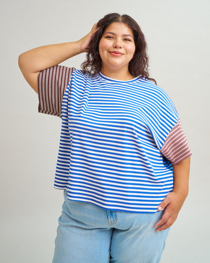 Benchwarmer Tee PDF Sewing Pattern | Oversized Knit Top