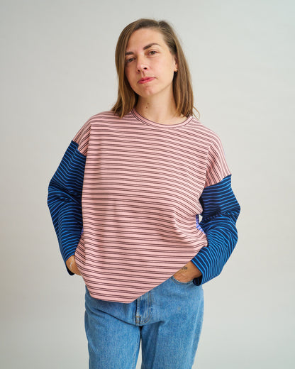 Benchwarmer Tee PDF Sewing Pattern | Oversized Knit Top