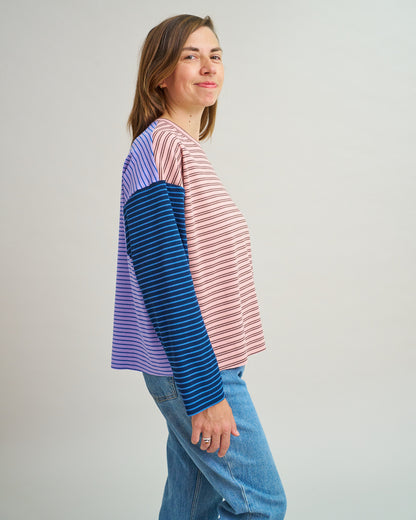 Benchwarmer Tee PDF Sewing Pattern | Oversized Knit Top