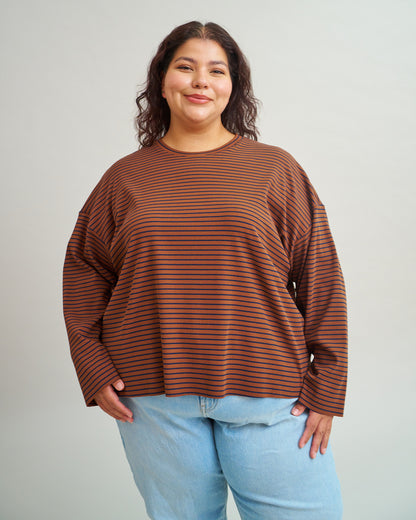 Benchwarmer Tee PDF Sewing Pattern | Oversized Knit Top