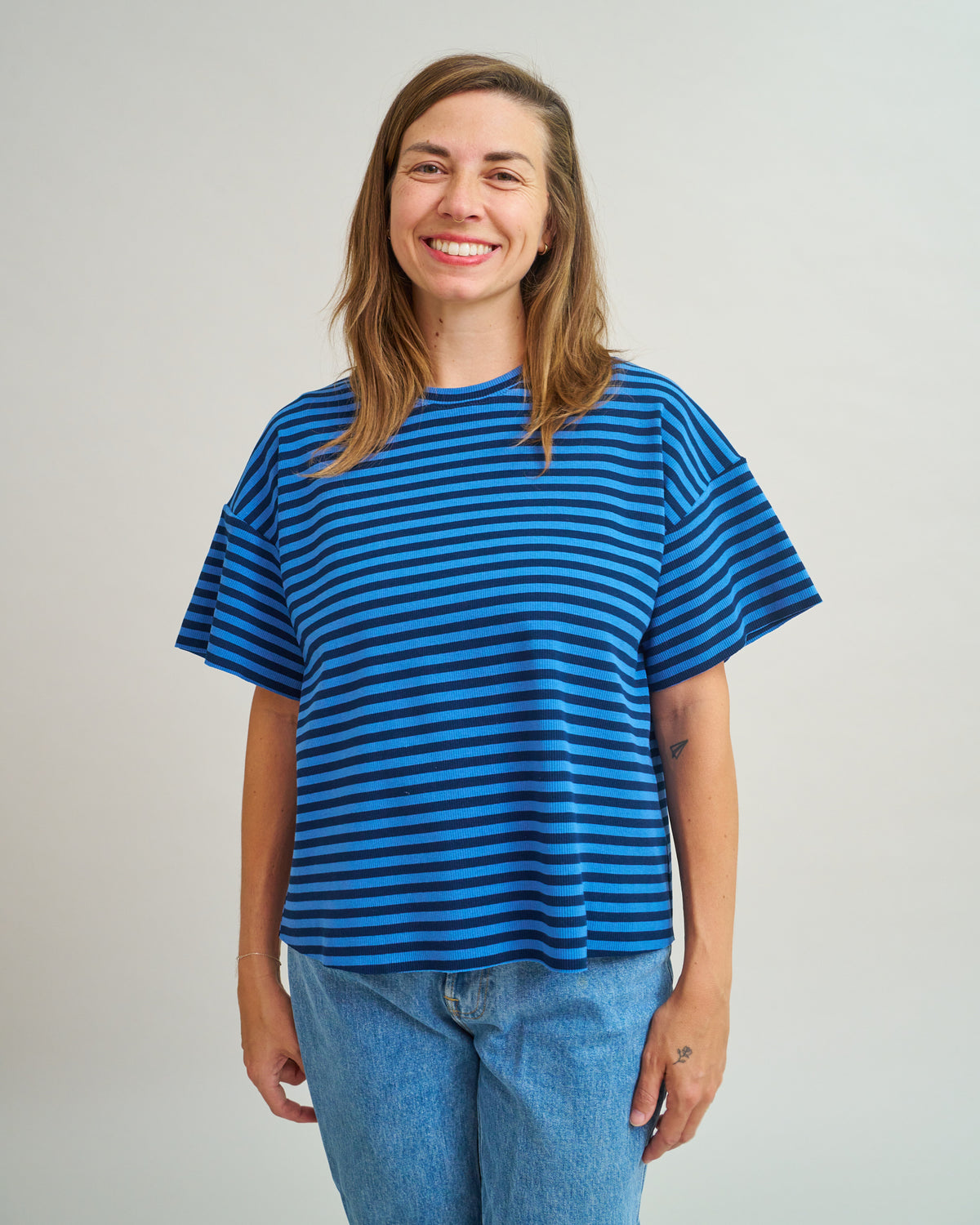 Benchwarmer Tee PDF Sewing Pattern | Oversized Knit Top