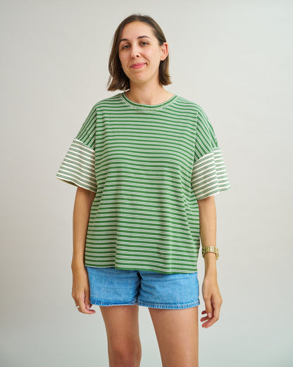 Benchwarmer Tee PDF Sewing Pattern | Oversized Knit Top