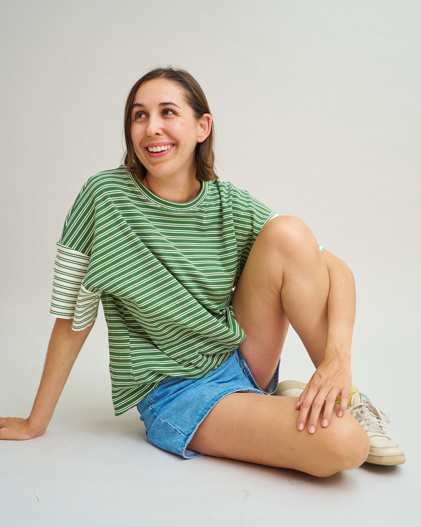 Benchwarmer Tee PDF Sewing Pattern | Oversized Knit Top