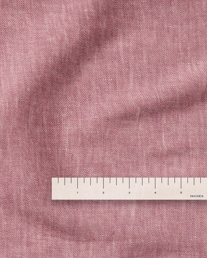 Berry Marmalade Linen Denim Twill