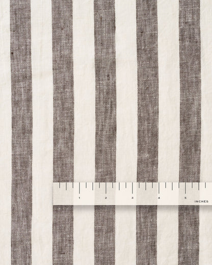 Bitter Brew Parlor Stripe Washed Linen
