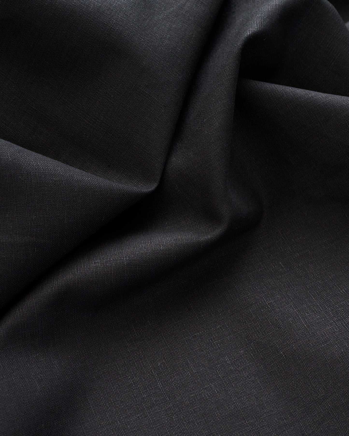 Black Easy Sew Linen Cotton