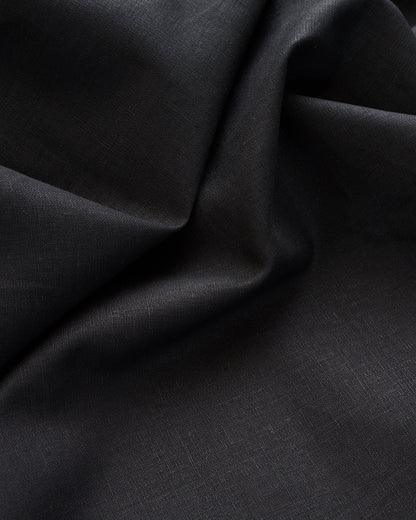 Black Easy Sew Linen Cotton