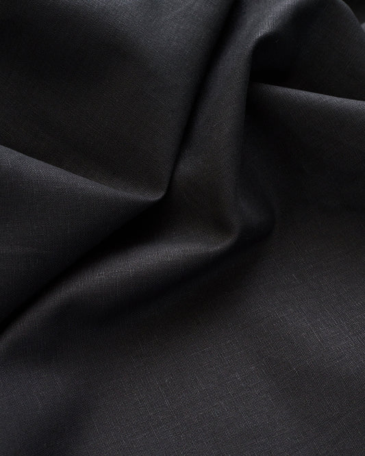 Black Easy Sew Linen Cotton