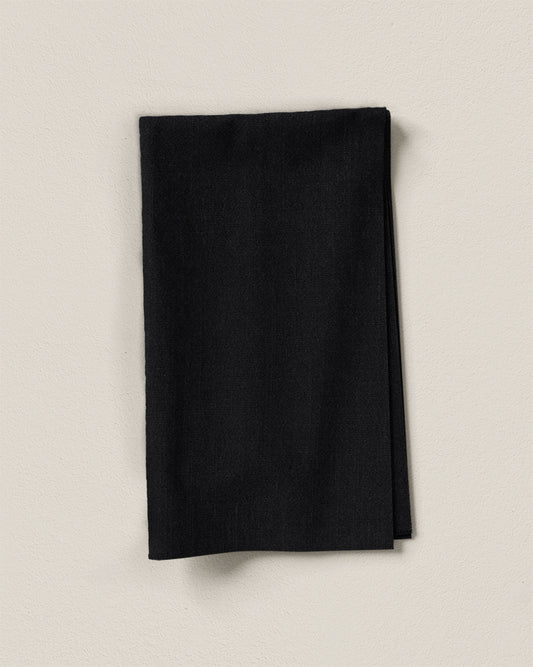 Black Viscose Linen